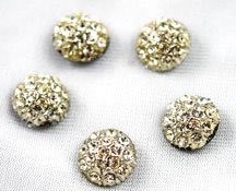 Vintage crystal rhinestone buttons set