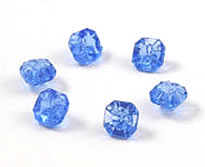 Vintage light sapphire glass buttons