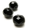 black glass rounds