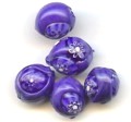 blue millefiori beads