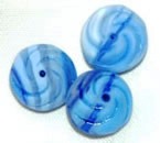 blue swirl beads