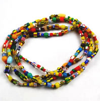 African Christmas Trade Beads Multi-colored