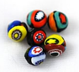 Italian millefiori beads