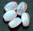 Opal Glass Twist Beads