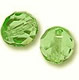 peridot faceted round beads