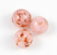 Vintage Murano Pink Lampwork beads