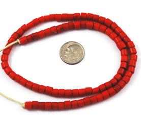 Vintage Bohemian Red Trade Beads Pony