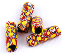 African Millefiori Trade Beads