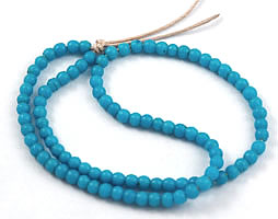 antique turquoise blue prosser trade beads