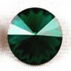 Vintage Swarovski rivoli 1122 emerald