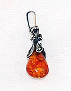 Vintage amber pendant