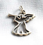 Vintage sterling angel charm