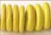 Yellow Coco Disk Beads