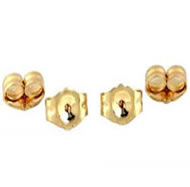 14k gold earring clutches backs