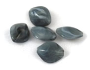 Gray marbled lucite beads