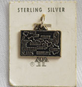 Vintage Hawaii State Sterling Charm