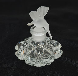 Vintage Hummingbird Perfume Bottle