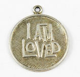 Vintage Wells Sterling I Am Loved Charm