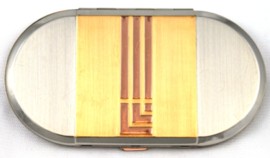 Lisner Art Deco Compact