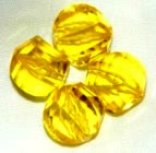 yellow lucite beads