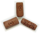 brown resin beads