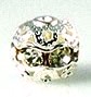 silver rhinestone beads