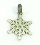 Vintage snow flake charm