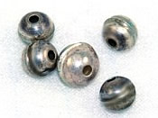 Navajo sterling silver round beads