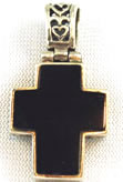 Vintage SS Cross Onyx