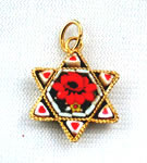 Vintage Star of David Mosaic Pendant