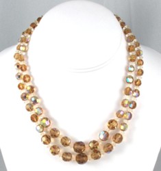 Swarovski vintage necklace - Lt. Colorado Topaz