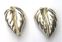 Sterling Leaf Earrings