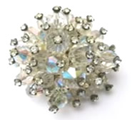 Swarovski crystal brooch