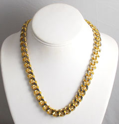 Vintage Ann Klein Heavy Gold Chain necklace