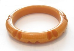 Carved Bakelite Bracelet