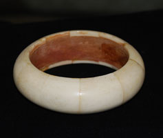 Vintage bone bangle bracelet