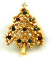 Vintage Christmas Tree Pin