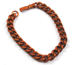 Vintage copper curb bracelet