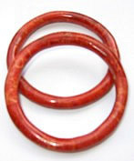 red coral bangles