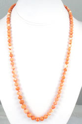 Antique Victorian Coral Necklace 