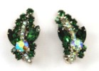 Vintage rhinestone earrings