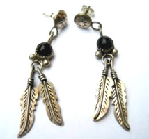 Native American Feather Earrings