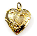 Vintage gold filled heart locket