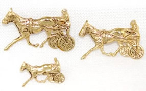 Horse and Buggy Pins