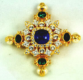 Vintage Kenneth J Lane Cross Brooch