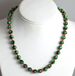 Vintage Italian Millefiori Bead Necklace