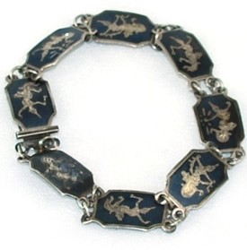 Sterling Siam Niello Bracelet