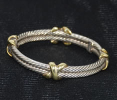 VIntage Mexican Sterling Silver Child's Cable Bracelet