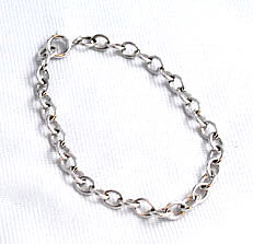 Vintage sterling silver charm bracelet