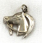 Vintage horse charm